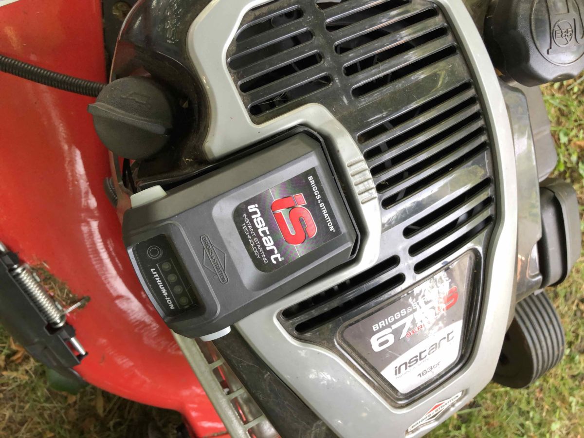 Batterie ist eingesetzt